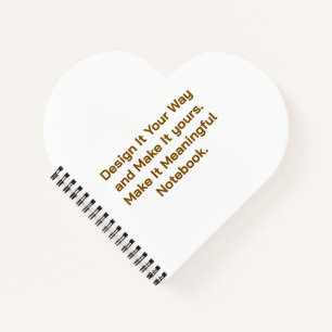 Create Your Personalize 8" x 8" Notebook