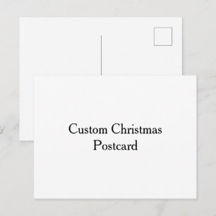 Create Your Personalize Christmas Postcard
