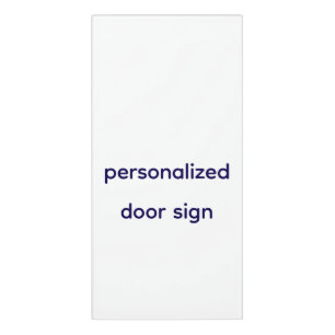 Create Your Personalize Door Sign