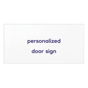 Create Your Personalize Door Sign