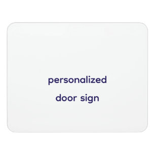 Create Your Personalize Door Sign