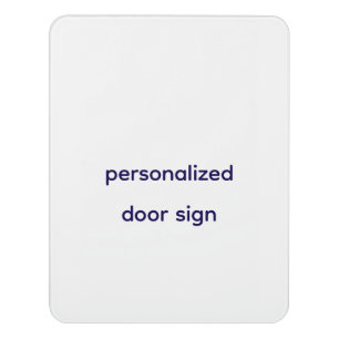 Create Your Personalize Door Sign