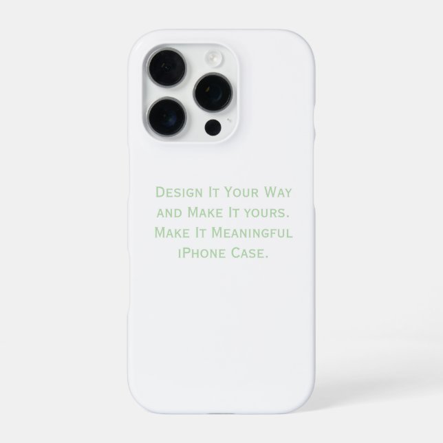 Create Your Personalize  Iphone Case (Back)
