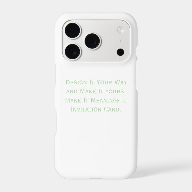 Create Your Personalize  Iphone Case (Back)