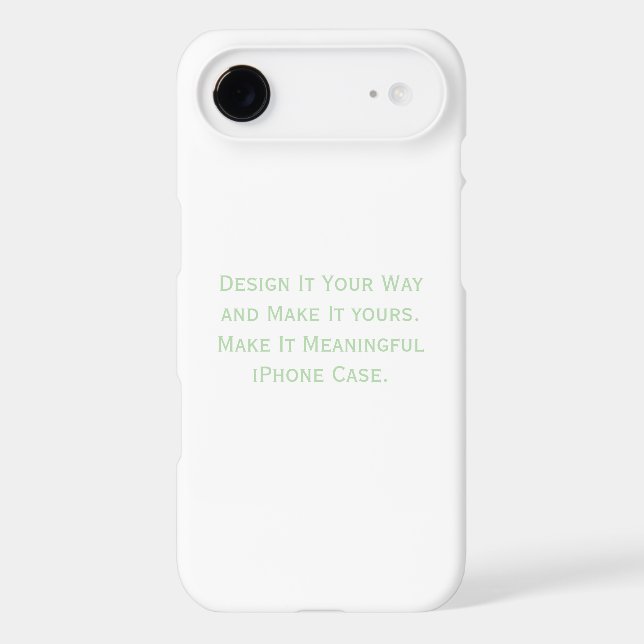 Create Your Personalize  Iphone Case (Back)