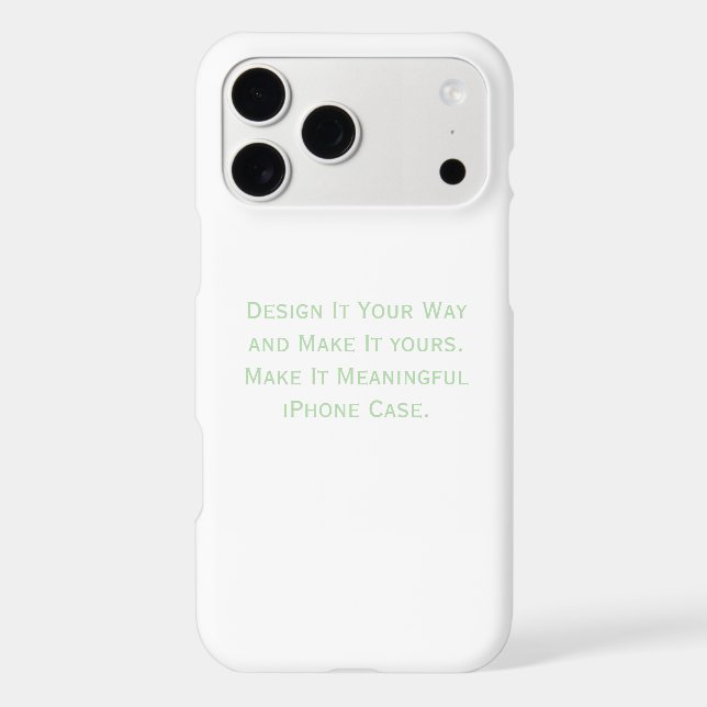 Create Your Personalize  Iphone Case (Back)