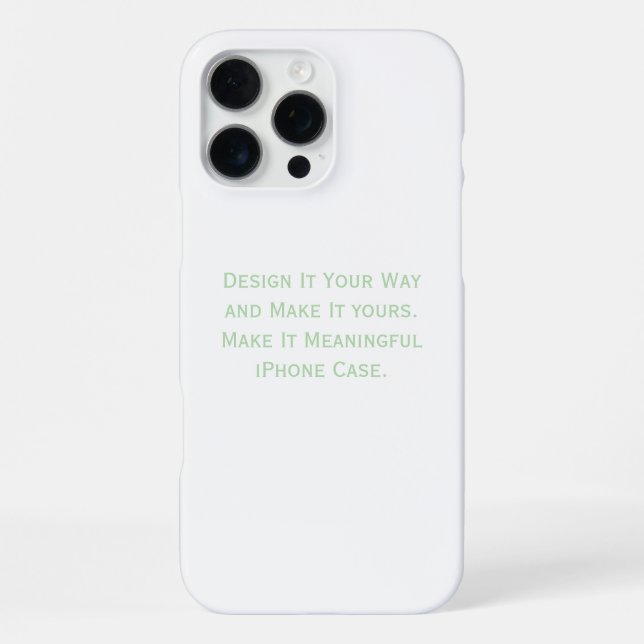 Create Your Personalize  Iphone Case (Back)