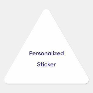 Create Your Personalize  Triangle Sticker