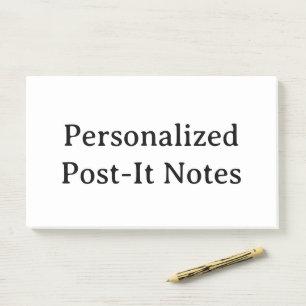 create your personalized 10" x 6" post-it notes
