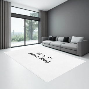 Create Your Personalized 12' x 9' Indoor Area Rug