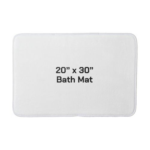 Create Your Personalized 20” x 30” Medium Bath Mat