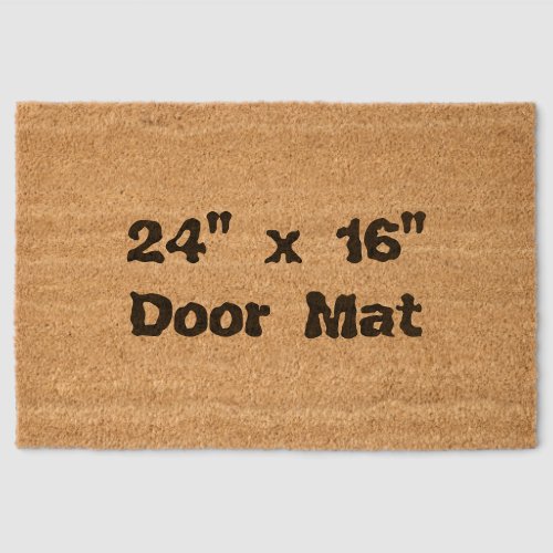 Create Your Personalized 24" x 16" Coir Fiber Doormat