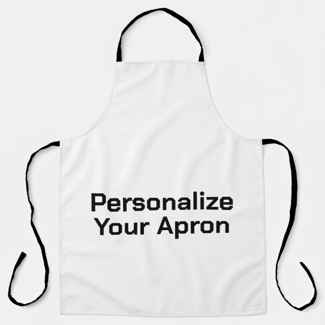 Create Your Personalized 27"x34" Large Apron (Front)
