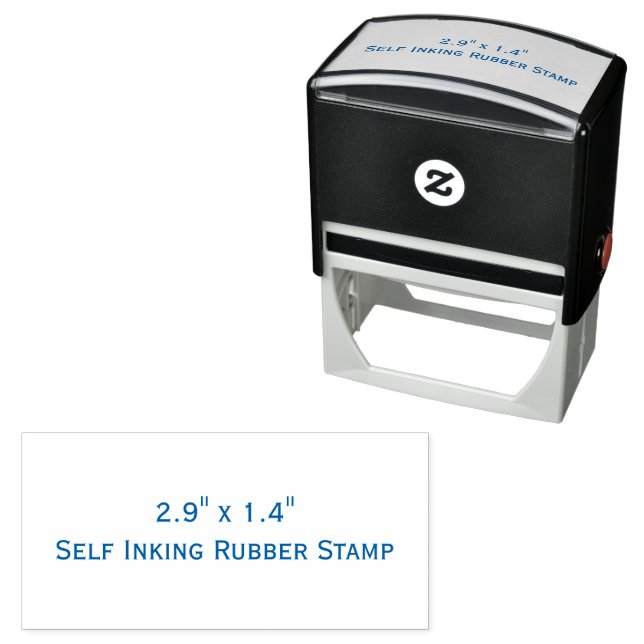 Create Your Personalized 2.9" x 1.4" Self-inking Stamp (In Situ)