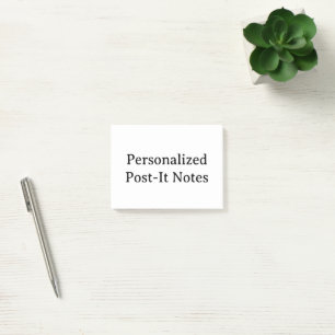 create your personalized 34" x 3" post-it notes