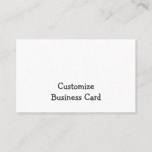Create Your Personalized 3.54" x 2.165" Business Card