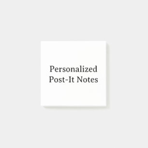 create your personalized 3" x 3" post-it notes