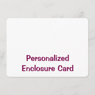 Create Your Personalized 4.5" x 6.25" Rounded Enclosure Card