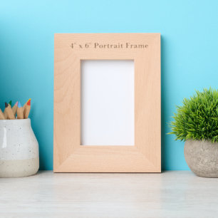 Create Your Personalized 4" x 6" Portrait Frame