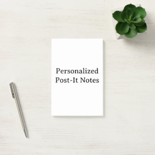 create your personalized 4" x 6" post-it notes