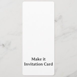 Create Your Personalized 4" x 9.25" Rounded Invitation