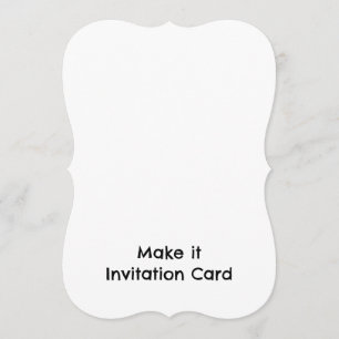 Create Your Personalized 5" x 7" Bracket Invitation