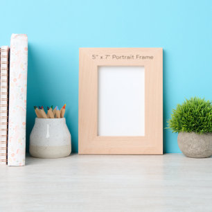 Create Your Personalized 5" x 7" Portrait Frame