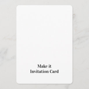 Create Your Personalized 5" x 7" Rounded Invitation