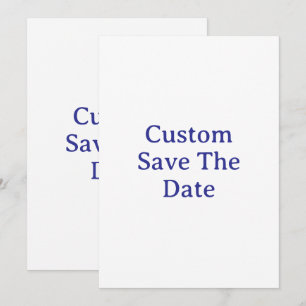 Create Your Personalized 5" x 7" Save The Date