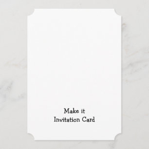 Create Your Personalized 5" x 7" Ticket Invitation