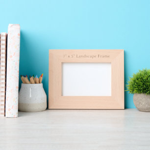 Create Your Personalized 7" x 5" Engraved Frames