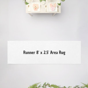 Create Your Personalized 8' x 2.5' Indoor Area Rug