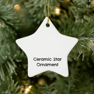 Create Your Personalized Ceramic Star Ornament