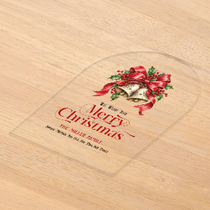 Create Your Personalized Christmas Greeting Card Acrylic Invitations