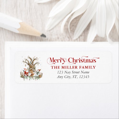 Create Your Personalized Christmas Label