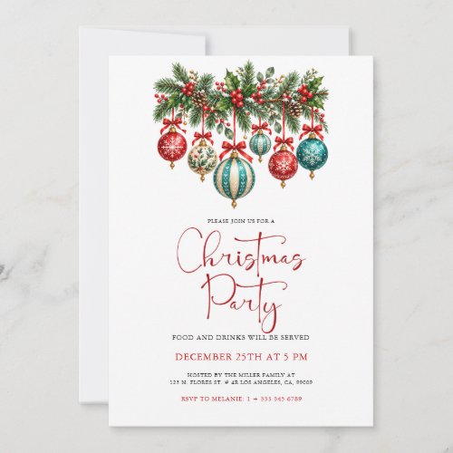 Create Your Personalized Christmas Party Invite
