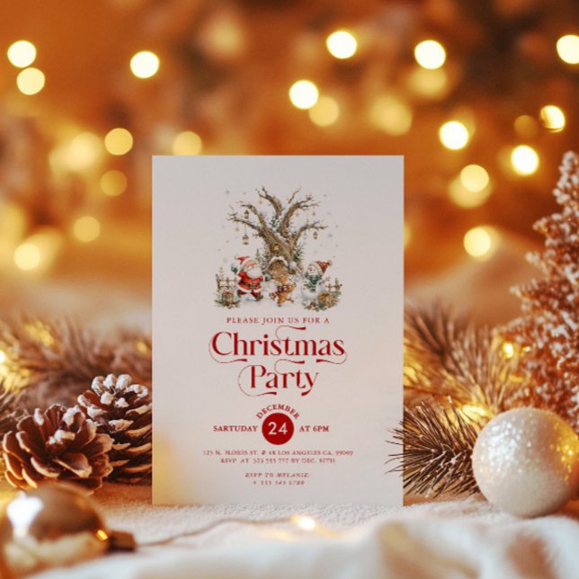 Create Your Personalized Christmas Party Invite (Creator Uploaded)