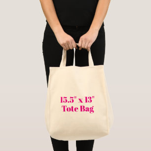 Create Your Personalized Grocery Natural Tote Bag