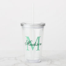 Create Your Personalized Monogram Name Green