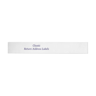 Create your Personalized Return Address Wrap Around Address Label
