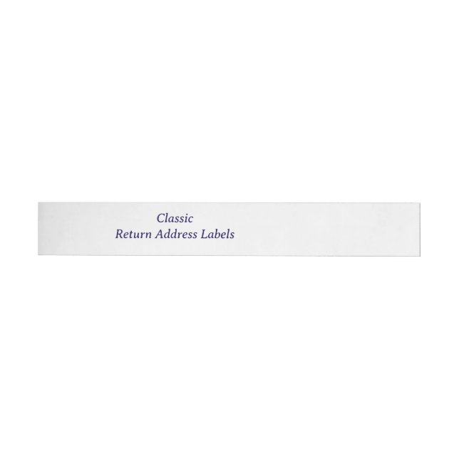 Create your Personalized Return Address Wrap Around Address Label (Individual)