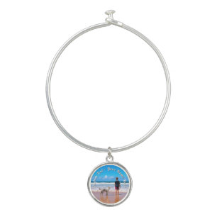 Create Your Pet Photo Bracelet Gift With Text Name