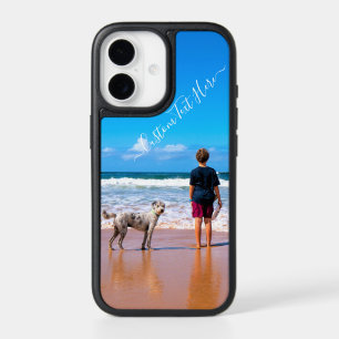 Create Your Pet Photo iPhone Case Custom Text