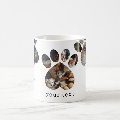 Create Your Pet Photo Phrase Custom Cat Dog Trendy Coffee Mug