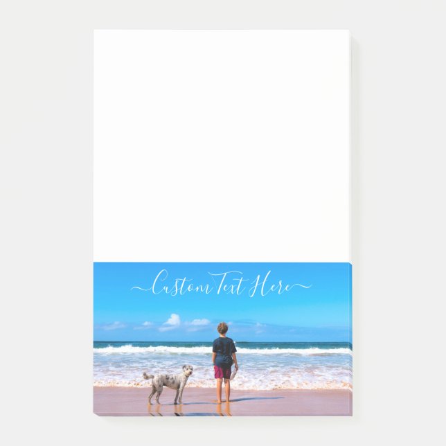 Create Your Pet Photo Post-it® Notes Custom Text (Front)