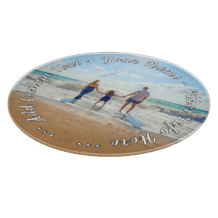 Create Your Photo Cutting Board Gift Custom Text