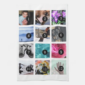 Create Your Photo Style 12 Images Towel by AmericanStyle at Zazzle