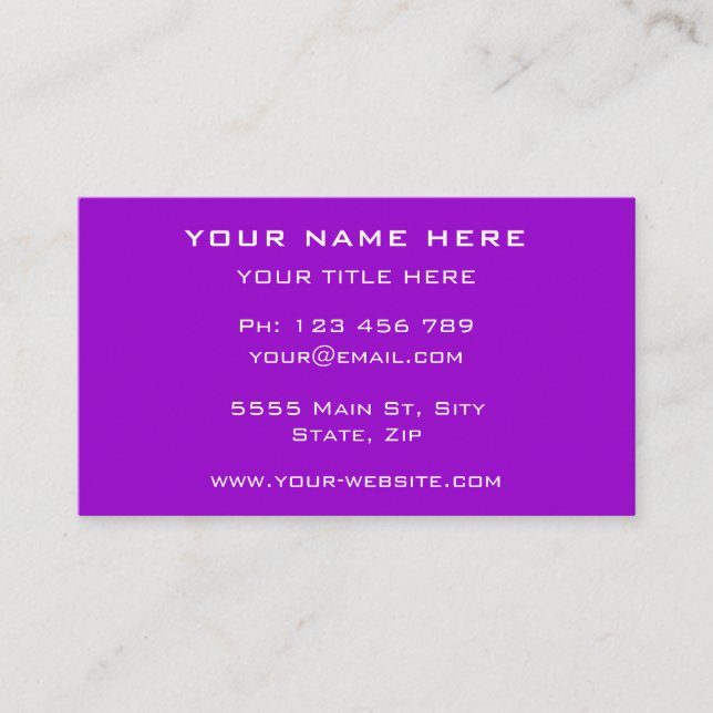 Create Your Promotional Business Card Template (Front)
