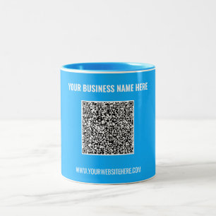 Create Your QR Code Business Mug Gift Choose Color