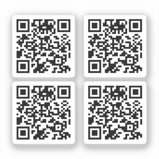 Create your Qr Code Clear Stickers set! Zazzle